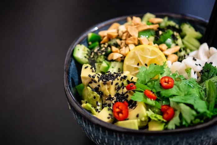 avocado salad bowl